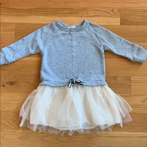 Girls Crewcuts mixed material dress Size 3